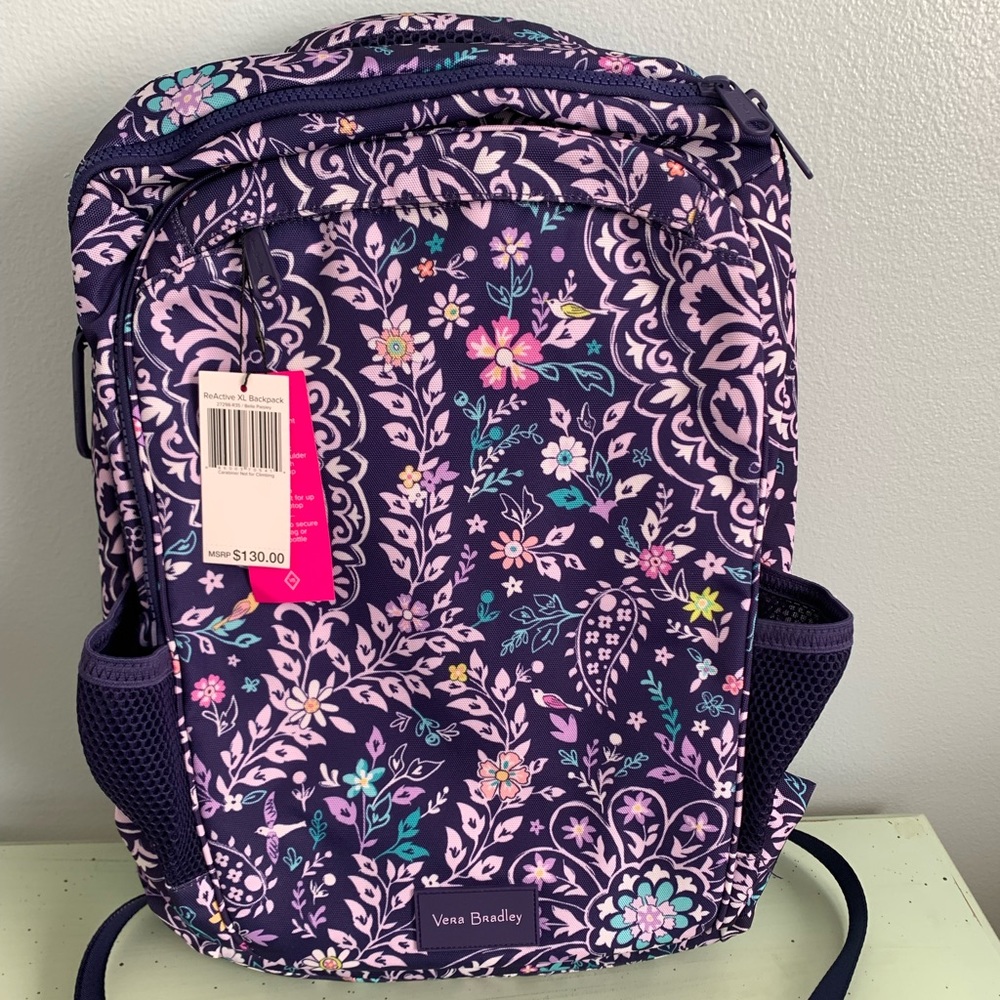 Vera Bradley ReActive XL Backpack - Belle Paisley